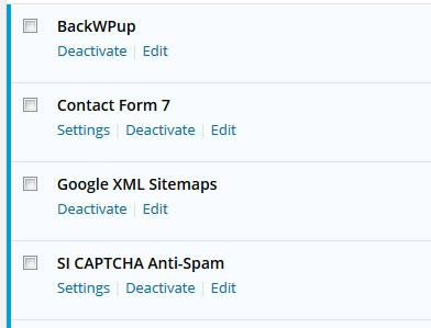 WordPress plugins